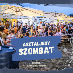 8 fős asztaljegy – Szombat (2026.07.25.)