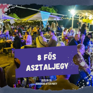 Elővételes 8 fős asztaljegy